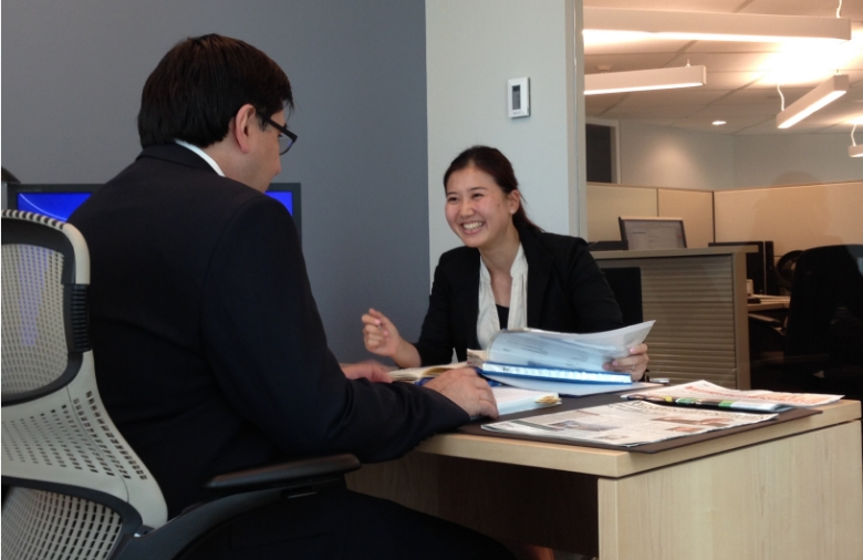 商社ウーマンとしてビジネスの世界で全力投球