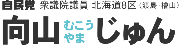 自民党衆議院議員 北海道第８選挙区支部長 向山（むこうやま）じゅん